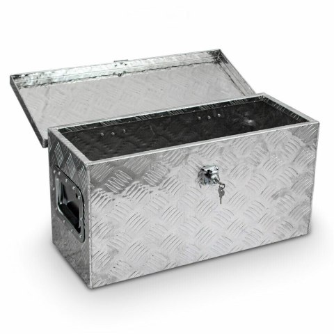 SKRZYNIA SKRZYNKA NA NARZĘDZIA BITUXX ALUMINIOWA 45 L WYTRZYMAŁA