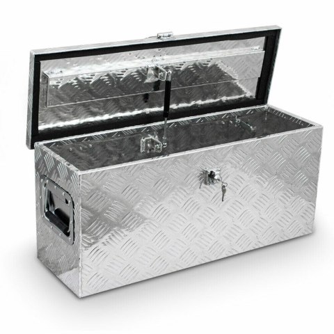 SKRZYNIA SKRZYNKA NA NARZĘDZIA BITUXX ALUMINIOWA 60L ZAMYKANA