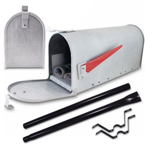 SKRZYNKA NA LISTY AMERYKAŃSKA POCZTOWA + FLAGA METALOWA HIT SEZONU