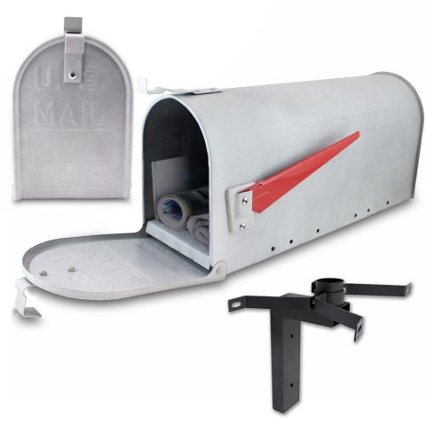 SKRZYNKA NA LISTY AMERYKAŃSKA POCZTOWA + FLAGA METALOWA HIT SEZONU