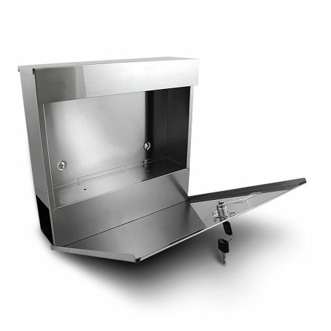 SKRZYNKA NA LISTY INOX STAL NIERDZEWNA GAZETNIK NA GAZETY PRASĘ