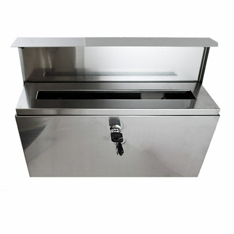 SKRZYNKA NA LISTY INOX STAL NIERDZEWNA GAZETNIK NA GAZETY PRASĘ