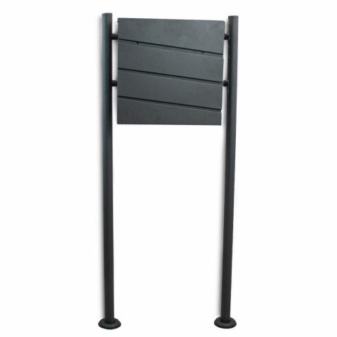 SKRZYNKA NA LISTY WOLNOSTOJĄCA KOLOR GRAFITOWY 120 CM