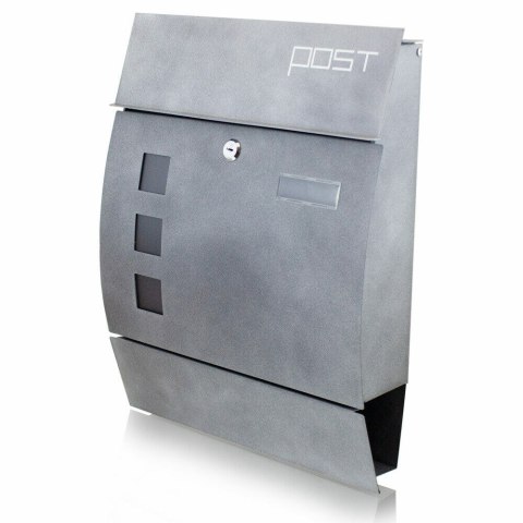 SKRZYNKA POCZTOWA BETONOWA IDEALNY KOLOR NA LISTY + GAZETNIK