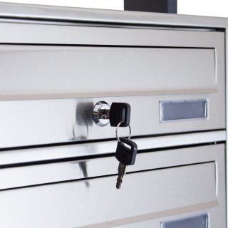 SKRZYNKA POCZTOWA NA LISTY LOKATORSKA 4 STAL NIERDZEWNA NA LISTY