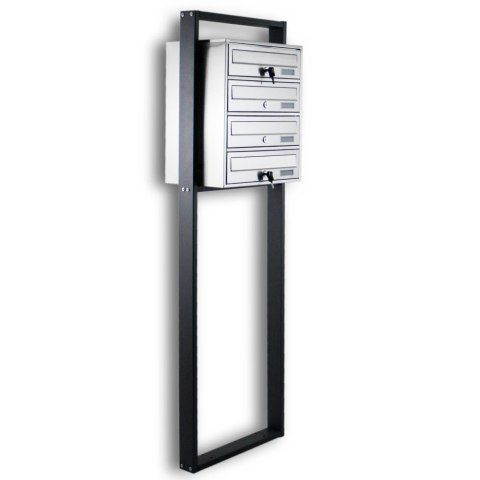 SKRZYNKA POCZTOWA NA LISTY LOKATORSKA 4 STAL NIERDZEWNA NA LISTY