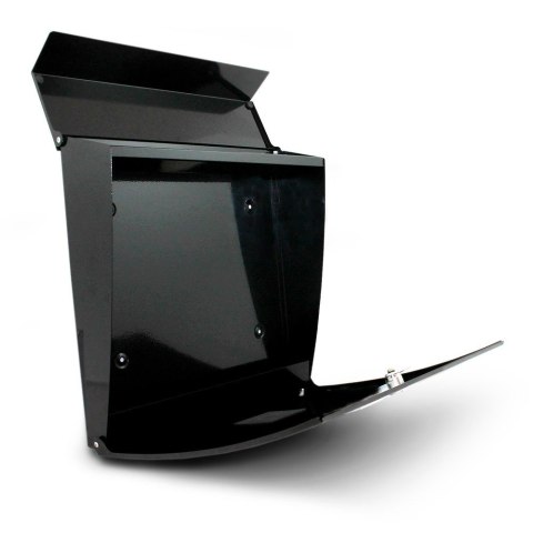 SKRZYNKA POCZTOWA NA LISTY NAŚCIENNA CZARNA 2 KLUCZYKI SOLIDNA