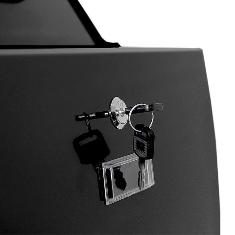 SKRZYNKA POCZTOWA NA LISTY NAŚCIENNA CZARNA 2 KLUCZYKI SOLIDNA