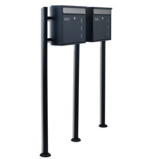 SKRZYNKA POCZTOWA NA LISTY NOWOCZESNA PODWÓJNA WOLNOSTOJĄCA BITUXX