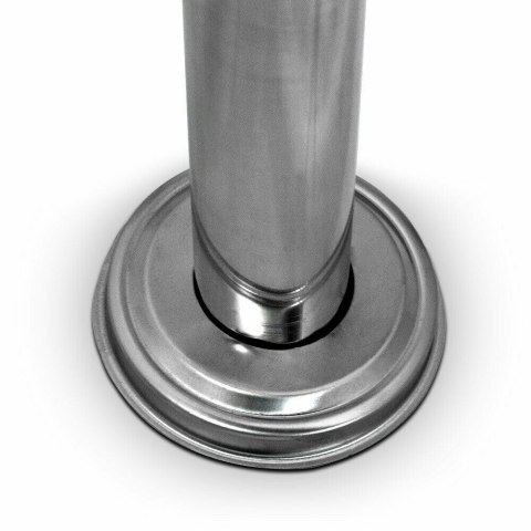 SKRZYNKA POCZTOWA NA LISTY PODWÓJNA NA STOJAKU INOX Z GAZETNIKIEM GRAFITOWE