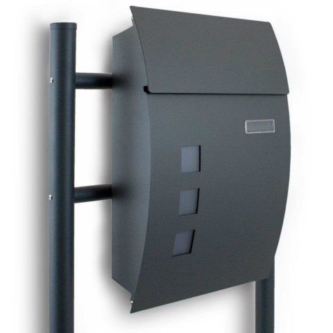 SKRZYNKA POCZTOWA NA LISTY Z GAZETNIKIEM NA GAZETY PRASĘ WOLNOSTOJĄCA