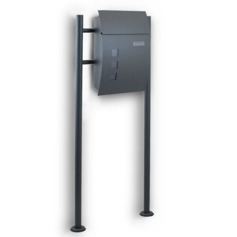 SKRZYNKA POCZTOWA NA LISTY Z GAZETNIKIEM NA GAZETY PRASĘ WOLNOSTOJĄCA