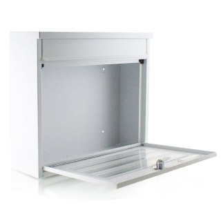 SKRZYNKA POCZTOWA NA LISTY Z OKIENKAMI PODGLĄDOWYMI BIAŁA WRZUT