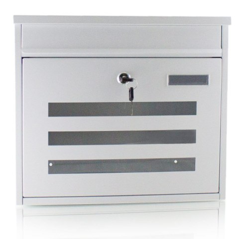 SKRZYNKA POCZTOWA NA LISTY Z OKIENKAMI PODGLĄDOWYMI BIAŁA WRZUT