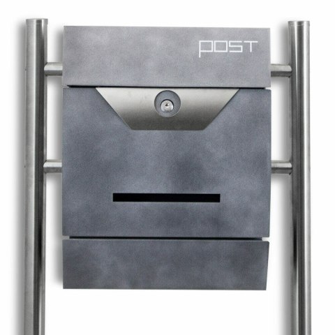 SKRZYNKA POCZTOWA STOJĄCA BETONOWA POST DUŻA 1 OKIENKO WGLĄDOWE MODNY DESING