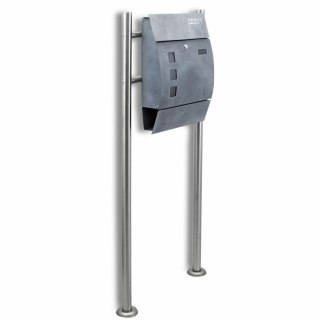 SKRZYNKA POCZTOWA STOJĄCA BETONOWA POST DUŻA 3 OKIENKA MODNY DESING