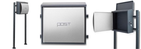 SKRZYNKA POCZTOWA WOLNOSTOJĄCA NA LISTY PRASĘ Z GAZETNIKIEM STOJAK