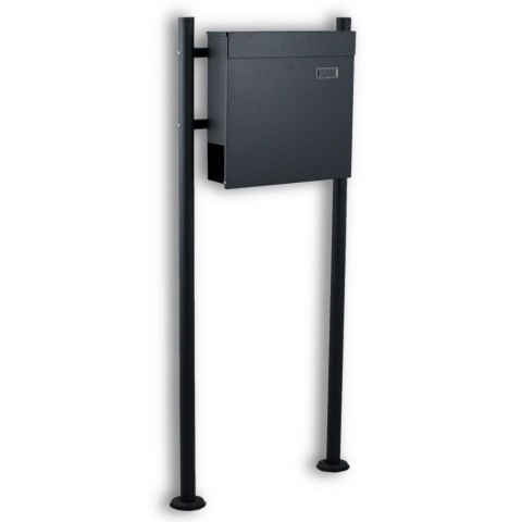 SKRZYNKA POCZTOWA Z GAZETNIKIEM NA LISTY WOLNOSTOJĄCA NA STOJAKU