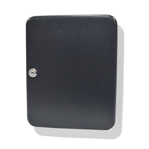 SKRZYNKA SEJF SZAFKA NA KLUCZE 30 HACZYKÓW GRAFITOWA ZAMYKANA