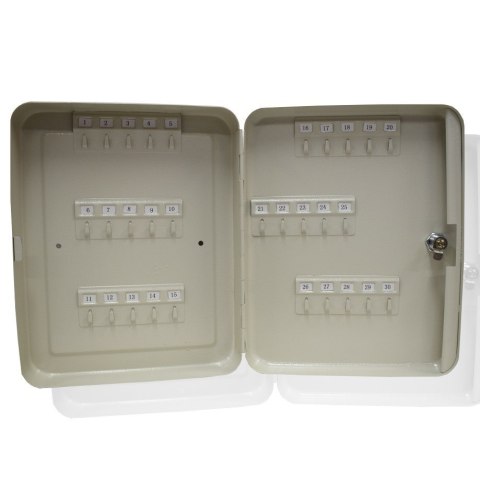 SKRZYNKA SEJF SZAFKA NA KLUCZE BITUXX 30 HACZYKÓW ZAMYKANA NA KLUCZ