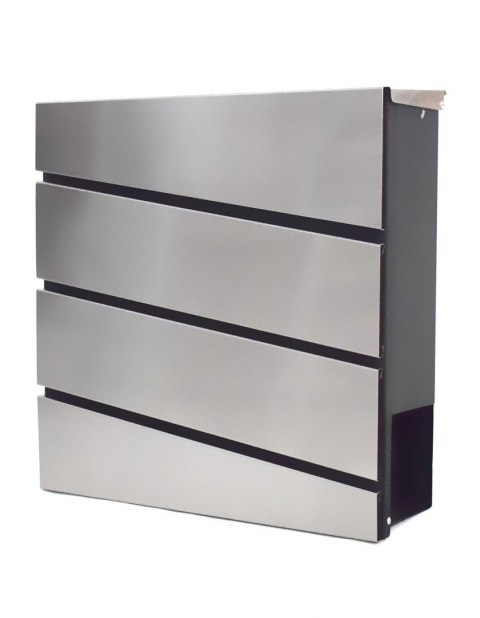 SOLIDNA SKRZYNKA POCZTOWA NA LISTY ALU NOWOCZESNY DESIGN NAŚCIENNA