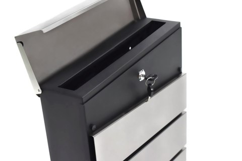 SOLIDNA SKRZYNKA POCZTOWA NA LISTY ALU NOWOCZESNY DESIGN NAŚCIENNA
