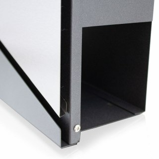 SOLIDNA SKRZYNKA POCZTOWA NA LISTY + GAZETNIK STYL NOWOCZESNY