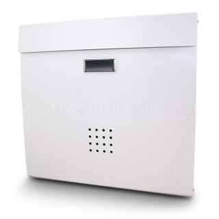 SOLIDNA SKRZYNKA POCZTOWA NA LISTY NAŚCIENNA BIAŁA 2 KLUCZYKI