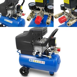 SPRĘŻARKA KOMPRESOR BITUXX 24 L 1500W 8 BAR WYDAJNOŚĆ206L/MIN