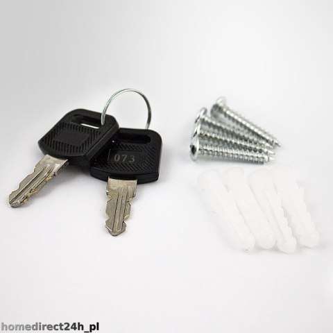 SREBRNA STALOWA SKRZYNKA POCZTOWA NA LISTY NAŚCIENNA SOLIDNA