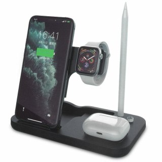 STACJA DO BEZPRZEWODOWEGO ŁADOWANIA 4W1 ŁADOWARKA DO TELEFONU