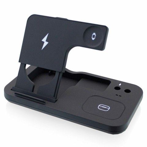 STACJA DO BEZPRZEWODOWEGO ŁADOWANIA 4W1 ŁADOWARKA DO TELEFONU