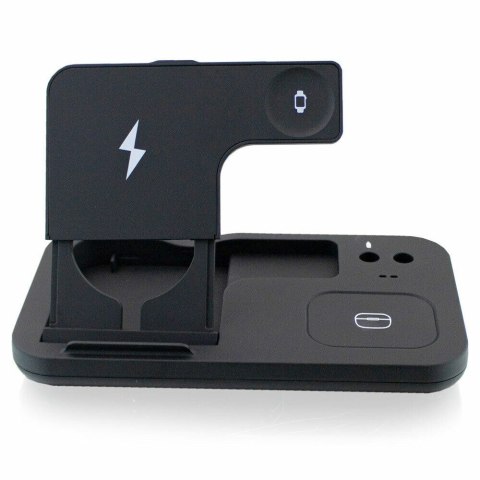 STACJA DO BEZPRZEWODOWEGO ŁADOWANIA 4W1 ŁADOWARKA DO TELEFONU