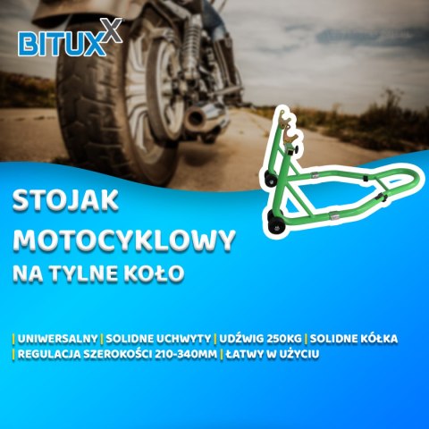 STOJAK MOTOCYKLOWY DO MOTORU TYŁ MOTOCYKLA TYLNY OD 210MM DO 340MM