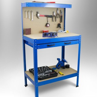 STÓŁ WARSZTATOWY PRAKTYCZNY BITUXX DO GARAŻU 140CM SOLIDNY