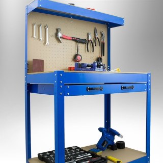 STÓŁ WARSZTATOWY PRAKTYCZNY BITUXX DO GARAŻU 140CM SOLIDNY