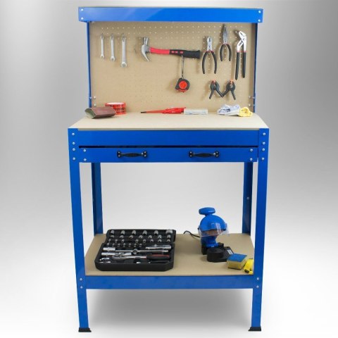 STÓŁ WARSZTATOWY PRAKTYCZNY BITUXX DO GARAŻU 140CM SOLIDNY