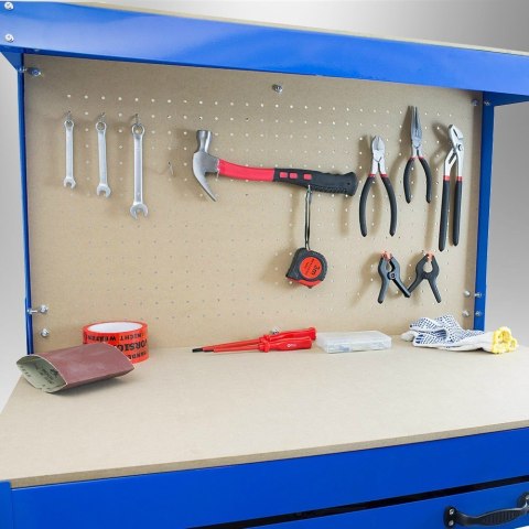 STÓŁ WARSZTATOWY PRAKTYCZNY BITUXX DO GARAŻU 140CM SOLIDNY