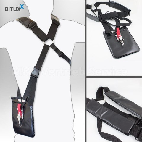 SZELKI DO KOSY SPALINOWEJ UPRZĄŻ BITUXX UNIWERSALNE PAS NA RAMIĘ