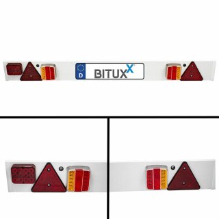 TABLICA REJESTRACYJNA DO PRZYCZEPY BELKA LISTWA ŚWIETLNA Z KABLEM