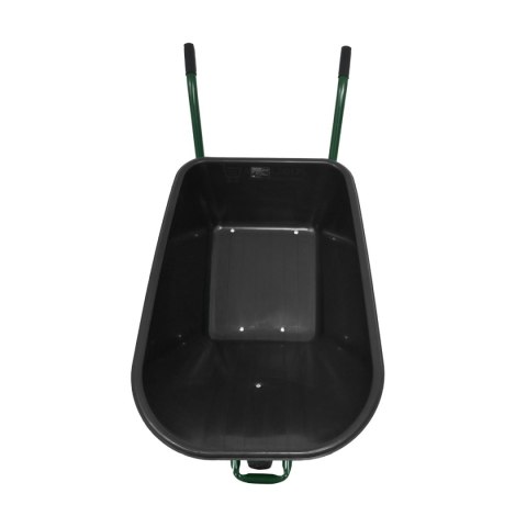 TACZKA BUDOWLANA OGRODOWA PVC 100L Z CZARNYM KOŁEM PU