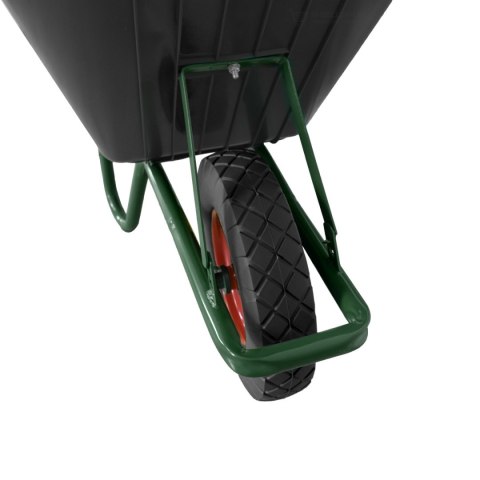 TACZKA BUDOWLANA OGRODOWA PVC 100L Z CZARNYM KOŁEM PU