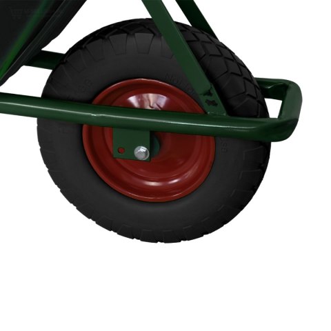 TACZKA BUDOWLANA OGRODOWA PVC 100L Z CZARNYM KOŁEM PU