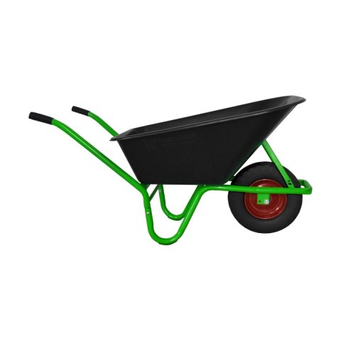 TACZKA BUDOWLANA OGRODOWA PVC 100L Z CZARNYM KOŁEM