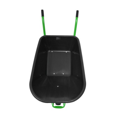 TACZKA BUDOWLANA OGRODOWA PVC 100L Z CZARNYM KOŁEM