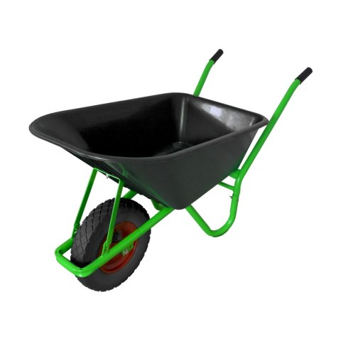 TACZKA BUDOWLANA OGRODOWA PVC 100L Z CZARNYM KOŁEM