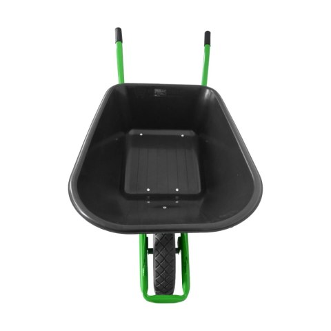 TACZKA BUDOWLANA OGRODOWA PVC 100L Z CZARNYM KOŁEM