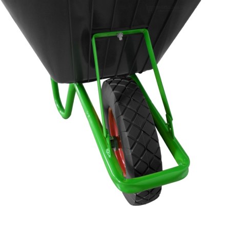 TACZKA BUDOWLANA OGRODOWA PVC 100L Z CZARNYM KOŁEM