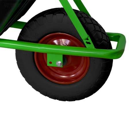 TACZKA BUDOWLANA OGRODOWA PVC 100L Z CZARNYM KOŁEM