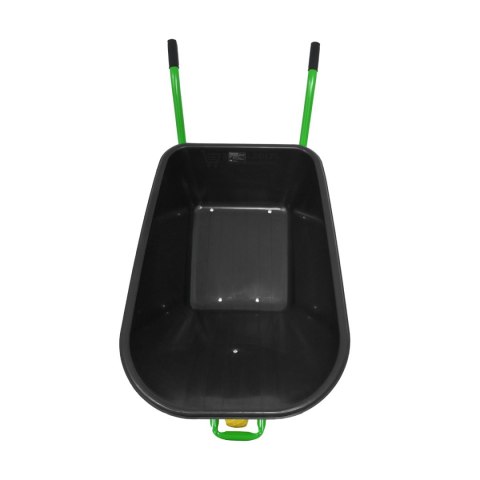 TACZKA OGRODOWA BUDOWLANA 100L 250KG MISA PVC Z ŻÓTYM KOŁEM PU